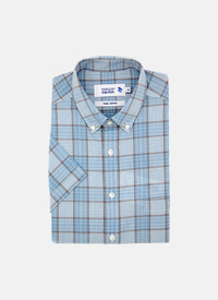 Double Two S/S Small Check Shirt 