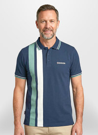 Lambretta Vertical Striped Polo Shirt 