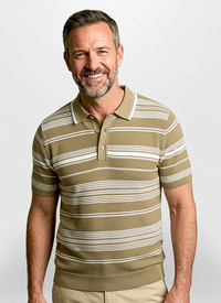 Kensington Striped Polo 