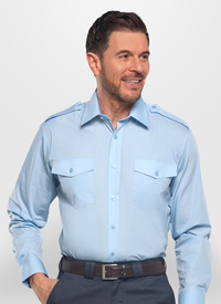 CLASSIC LONG SLEEVE PILOT SHIRT 