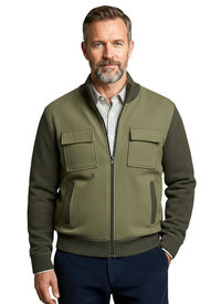 Zipped Chenille Cardigan 