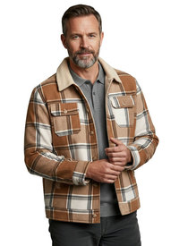 Sherpa Lined Check Jacket Sherpa Lined Check Jacket