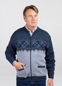 Marl Knit Zip Front Cardigan Marl Knit Zip Front Cardigan