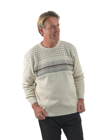 Stratford Vintage Jacquard Crew Sweater Stratford Vintage Jacquard Crew Sweater