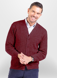 Diamond Design Button Cardigan 