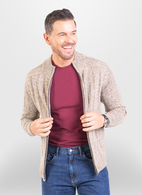 Alan Marl Design Full Zip Cardigan 