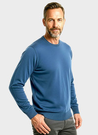 Elton Mens Crew Neck Knitted Jumper 