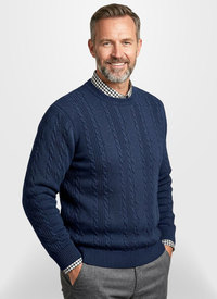Cable Knit Crew Neck Jumper Cable Knit Crew Neck Jumper