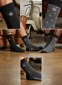 Lambretta Spotted Socks Lambretta Spotted Socks