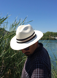 WHITE EASY PACK CRUSHABLE PANAMA HAT 