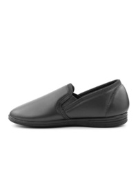 Faux Leather Look Slippers 
