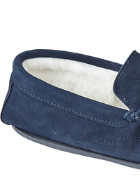 Wool Mix Thermal Lining Moccasin Slipper 