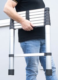 2m Aluminium Strong Reach - X - Pro Telescopic Ladder