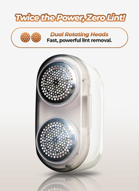 Double Power USB Rechargeable Lint Remover