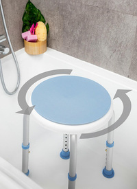 360 Rotating Shower Bath Stool & Easy Grip