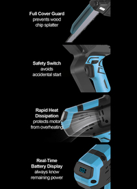 Homelya 1980W Professional Cordless Mini Chainsaw Homelya 1980W Professional Cordless Mini Chainsaw