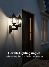 3-in-1 Solar Double Security Garden Light