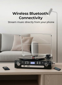 Bluetooth Vinyl Record Player with Speakers Bluetooth Vinyl Record Player with Speakers