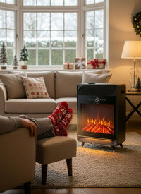 2 in 1 Real Flame Effect Heater and Humidifier