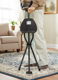 2 in 1 Walking Stick with Folding Seat 2 in 1 Walking Stick with Folding Seat