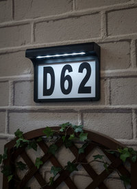 House Number Light | Solar Powered