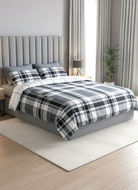 Check design Duvet set 