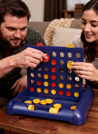Four in a Row Family Board Game, Foldable & Portable Four in a Row Family Board Game, Foldable & Portable