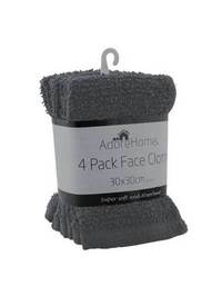 4 PACK FACE CLOTH 