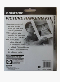 DEKTON PICTURE HANGING KIT 