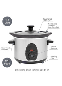 Slow Cooker 1.5 Ltr Slow Cooker 1.5 Ltr
