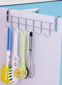 6 HOOK OVER DOOR COAT HANGER