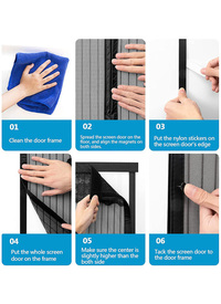 MAGIC MESH DOOR SCREEN MAGIC MESH DOOR SCREEN