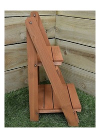 2 SHELF WOODEN PLANTER