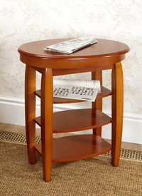 Swivel Top Side Table 