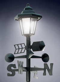 5 IN 1 WEATHER STATION WITH SOLAR LIGHT