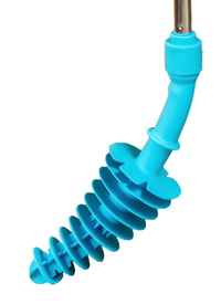 FLEXIBLE TOILET PLUNGER - NON BRISTLE - CLEAN EASY SILICON