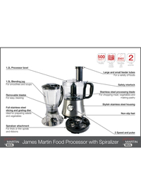 JAMES MARTIN COMPACT FOOD PROCESSOR