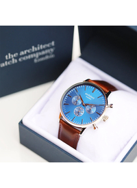 Men's Architect Motivator With Walnut Strap