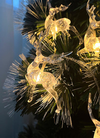 Reindeer LED Chain Decoration