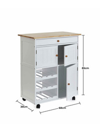 All-In-1 Space-saving Kitchen Trolley