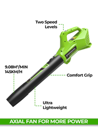 Greenworks 24V 145km/h Cordless Axial Blower (Tool Only)