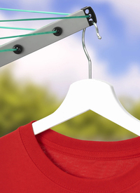 Outdoor 4 Arm Rotary Clothes Dryer with 