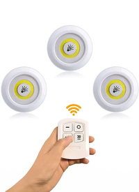 Remote Control LED Light Set 3pk