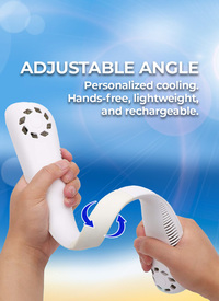 StayCool Mini Portable USB Rechargeable Bladeless Neck Fan