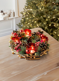 LED Wreath Candle Holders LED Wreath Candle Holders