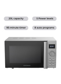 Statesman Sliver 20L Digital 800W Microwave Statesman Sliver 20L Digital 800W Microwave