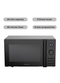 Statesman 20L 800W Digital Solo Microwave Black