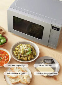Panasonic 20L 1000W Microwave Oven & Grill Silver