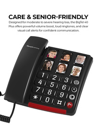 Amplicomms Big Button 40 Plus Corded Phone