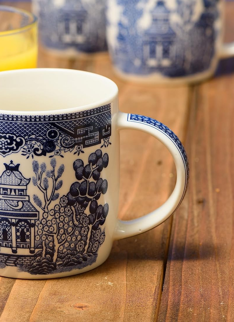 blue willow travel mug